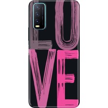 Adasena Vivo Y11S Y20 Y20S Kılıf Desenli Baskılı Tpu Rubber Kapak Love2