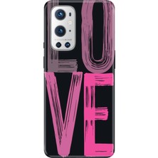 Adasena Oneplus 9 Pro Kılıf Desenli Baskılı Tpu Rubber Kapak Love2
