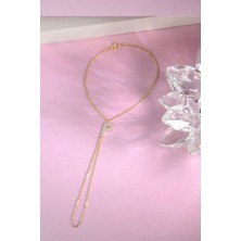 Innuendo 925 Ayar Gümüş Üzeri Altın Kaplama P Harfli Şahmeran