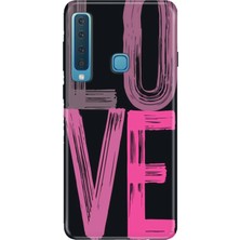 Adasena Samsung Galaxy A9 2018 Kılıf Desenli Baskılı Tpu Rubber Kapak Love2