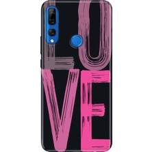 Adasena Huawei Y9 Prime 2019 Kılıf Desenli Baskılı Tpu Rubber Kapak Love2