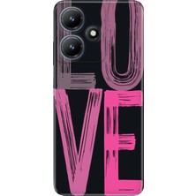 Adasena Infinix Hot 30 (X6831) Kılıf Desenli Baskılı Tpu Rubber Kapak Love2