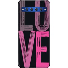 Adasena Tcl 10 Plus Kılıf Desenli Baskılı Tpu Rubber Kapak Love2