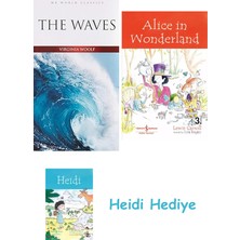Bloomsbury The Waves - Ingilizce Roman + Alice In Wonderland + Heidi