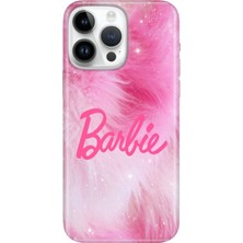 Adasena iPhone 15 Pro Max Kılıf Desenli Baskılı Tpu Rubber Kapak Pink Barb
