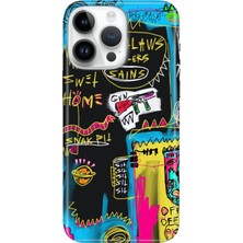 Adasena iPhone 15 Pro Max Kılıf Desenli Baskılı Tpu Rubber Kapak Sains