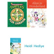 Bloomsbury Teenage Mutant Ninja Turtles: The Official Pizza Cookbook + Alice In Wonderland + Heidi