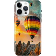 Adasena iPhone 15 Pro Max Kılıf Desenli Baskılı Tpu Rubber Kapak Ürgüp
