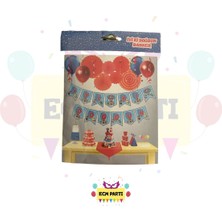 Zayna's Paw Patrol Temalı Iyi Ki Doğdun Yazılı Banner - Doğum Günü Parti Seti Malzemeleri