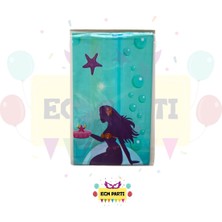 Zayna's Deniz Kızı Temalı Baskılı Masa Örtüsü - Doğum Günü Parti Seti Malzemeleri