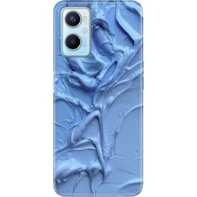 Adasena Oppo A96 Kılıf Desenli Baskılı Tpu Rubber Kapak Sanatsal