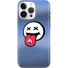 Adasena iPhone 15 Pro Max Kılıf Desenli Baskılı Tpu Rubber Kapak Smile For You