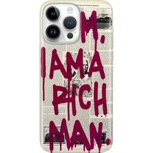 Adasena iPhone 15 Pro Max Kılıf Desenli Baskılı Tpu Rubber Kapak Rich