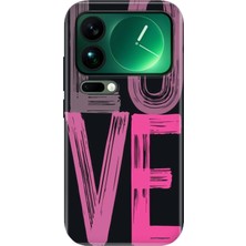 Adasena Xiaomi Mi 17 Pro Max Kılıf Desenli Baskılı Tpu Rubber Kapak Love2