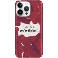 Adasena iPhone 15 Pro Max Kılıf Desenli Baskılı Tpu Rubber Kapak Today