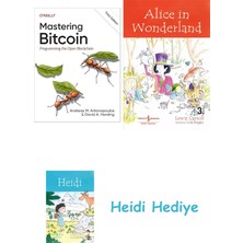Bloomsbury Mastering Bitcoin: Programming The Open Blockchain + Alice In Wonderland + Heidi