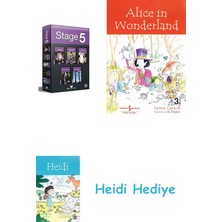 Bloomsbury Ingilizce Hikaye Seti Stage 5 - 5 Kitap Takım + Alice In Wonderland + Heidi