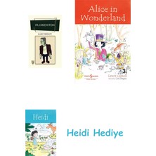 Bloomsbury Frankenstein (Ingilizce Roman) + Alice In Wonderland + Heidi