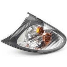 Tyc Bmw Sinyal E46 Sol; Beyaz Gümüş Çerçeveli -Sedan- 2002-05