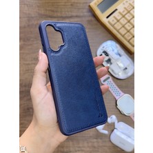 Mtl Samsung Galaxy A32 4g Uyumlu Premium Deri Dokulu Darbelere Karşı Dayanıklı Nazal Silikon Kılıf