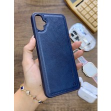 Mtl Samsung Galaxy A05 Uyumlu Premium Deri Dokulu Darbelere Karşı Dayanıklı Nazal Silikon Kılıf