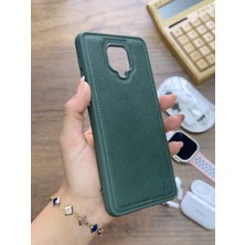 Mtl Redmi Note 9s Uyumlu Premium Deri Dokulu Darbelere Karşı Dayanıklı Nazal Silikon Kılıf