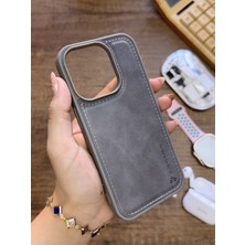 Mtl Iphone 14 Pro Uyumlu Premium Deri Dokulu Darbelere Karşı Dayanıklı Nazal Silikon Kılıf