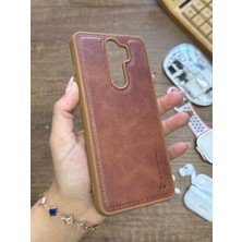 Mtl Redmi Note 8 Pro Uyumlu Premium Deri Dokulu Darbelere Karşı Dayanıklı Nazal Silikon Kılıf