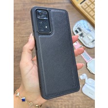 Mtl Redmi 10 2022 Uyumlu Premium Deri Dokulu Darbelere Karşı Dayanıklı Nazal Silikon Kılıf