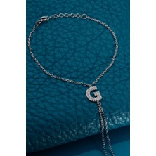 Innuendo 925 Ayar Gümüş Üzeri Altın Kaplama G Harfli Şahmeran