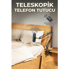 Jopree Teleskopik 360 Derece Ayarlanabilir Tablet Tutucu - Uzaktan Kumandalı
