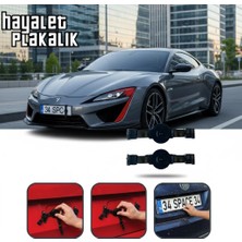 Otovo Premium Hayalet Plakalık Siyah Polikarbon Görünmez Plakalık