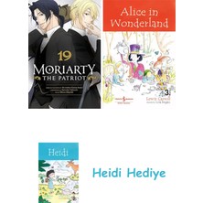 Bloomsbury Moriarty The Patriot, Vol. 19 + Alice In Wonderland + Heidi
