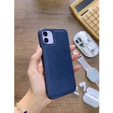 Mtl Iphone 11 Uyumlu Premium Deri Dokulu Darbelere Karşı Dayanıklı Nazal Silikon Kılıf