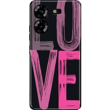 Adasena Tecno Pova 5 Kılıf Desenli Baskılı Tpu Rubber Kapak Love2