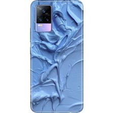 Adasena Vivo V21 Kılıf Desenli Baskılı Tpu Rubber Kapak Sanatsal