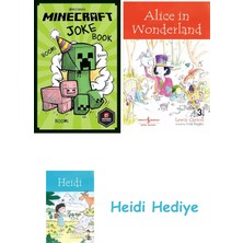 Bloomsbury Minecraft Joke Book + Alice In Wonderland + Heidi
