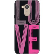 Adasena General Mobile Gm 8 Kılıf Desenli Baskılı Tpu Rubber Kapak Love2