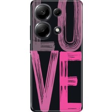 Adasena Xiaomi Redmi Note 13 Pro 4g Kılıf Desenli Baskılı Tpu Rubber Kapak Love2