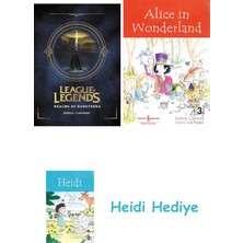 Bloomsbury League Of Legends: Realms Of Runeterra (Official Companion) + Alice In Wonderland + Heidi