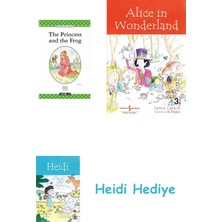 Bloomsbury The Prıncess And The Frog: Level 2 + Alice In Wonderland + Heidi
