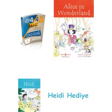 Bloomsbury 4x4 Yds Seti 3. Kitap Cloze Test ve Diyalog Tamamlama + Alice In Wonderland + Heidi