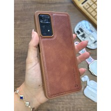 Mtl Redmi 10 2022 Uyumlu Premium Deri Dokulu Darbelere Karşı Dayanıklı Nazal Silikon Kılıf