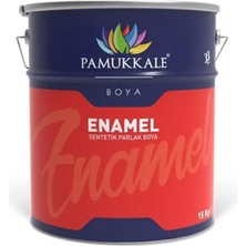 Pamukkale Enamel Sentetik Parlak Yağlı Boya 15 Kg 80 Gloss Bayrak Kırmızı Ral 3001