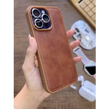 Mtl Iphone 16 Pro Max Uyumlu Premium Deri Dokulu Darbelere Karşı Dayanıklı Nazal Silikon Kılıf