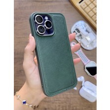 Mtl Iphone 15 Pro Max Uyumlu Premium Deri Dokulu Darbelere Karşı Dayanıklı Nazal Silikon Kılıf