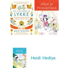 Bloomsbury The Little Book Of Lykke: The Danish Search For The World's Happiest People + Alice In Wonderland + Heidi