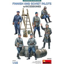 Miniart 49022 1:48 Fin ve Sovyet Pilotlar