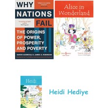 Bloomsbury Why Nations Fail (Daron Acemoğlu) : The Origins Of Power, Prosperity, And Poverty + Alice In Wonderland + Heidi
