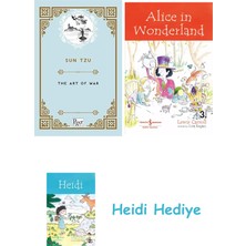 Bloomsbury The Art Of War + Alice In Wonderland + Heidi